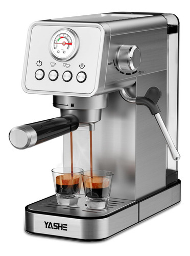 Cafetera Espresso 1350 W Con Espumador De Leche 1.1 L