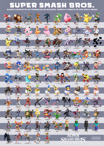 Super Smash Bros Ultimate - Arte B - Superpôster Game Master, de Editora Europa. Editorial Editora Europa, capa mole em português, 2022