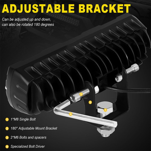 Barra De Luz Led Para Coche De 6 Pulgadas, Luz De Conducción