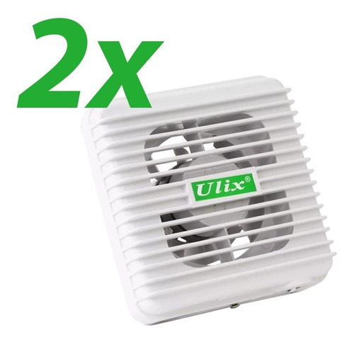 2x Extractor De Aire 4 Pulgadas Muro Pared Indoor 220v / Ofc