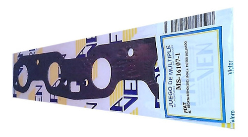 Empacadura Múltiple Admisión Regata 1.6 Motor Inclinado