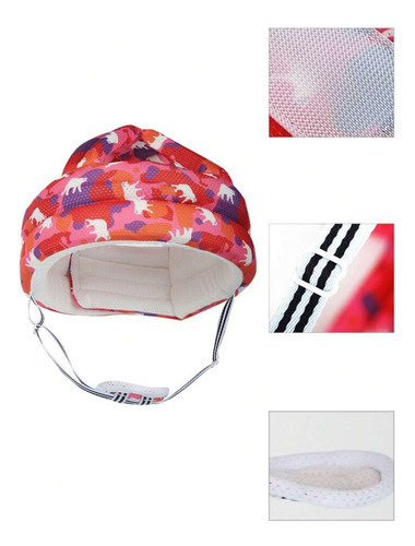 Casco Gorro Protector Cabeza Bebe Anti Caida Contra Golpes