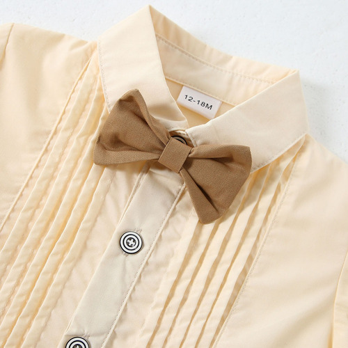 Trajes Formales Para Niños Pequeños, Conjunto De Camisa, Pan