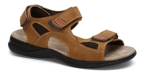 Huaraches Ferrato Sandalias Confort Caballero Cafe Piel Cuotas