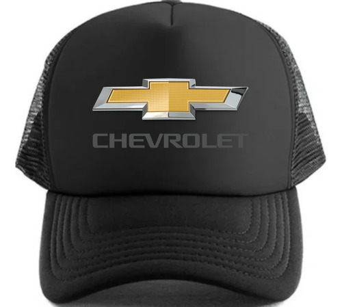 Gorra Vinilo Trucker Personalizada Logo Chevrolet