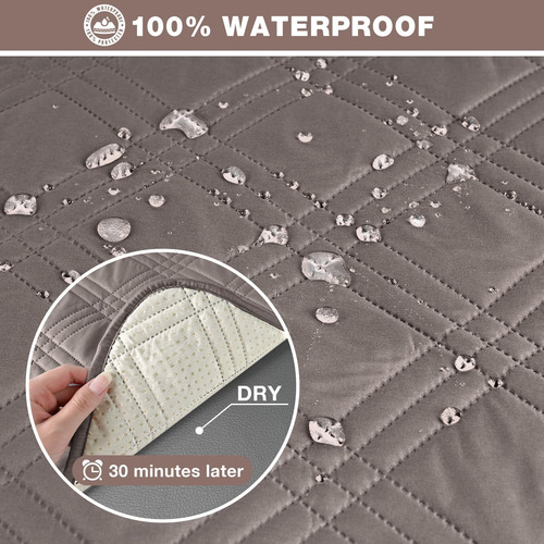 Taococo Funda Reclinable Para Sofá De Dos Plazas, 100% Imper