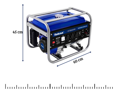 Gerador Tekna Gt3500fb Bivolt 4 Tempos Camping E Ferramentas