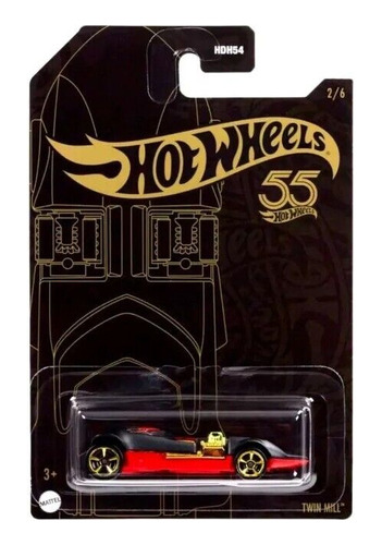 Hot Wheels Pearl & Chrome 55 Aniversario Twin Mill