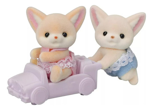 Muñecos Miniatura Sylvania Families Gemelos Zorros Desierto