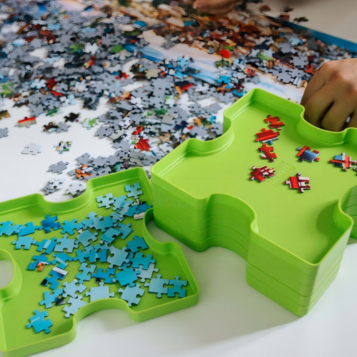 Rompecabeza Puzzle 6 Bandeja Clasificador Trefl Apilables