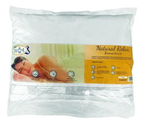 Paquete 2 Almohada Royal Sensitive Queen A Un Super Precio