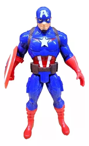 Muñeco Spiderman Hulk Capitan America X3 Marvel 54505