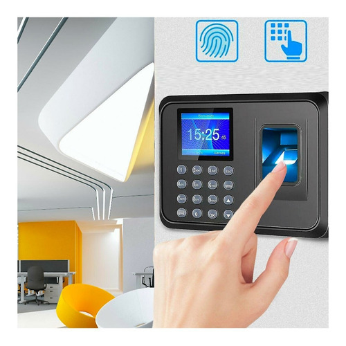 Reloj Control De Asistencia Digital Con Huella Biométrico