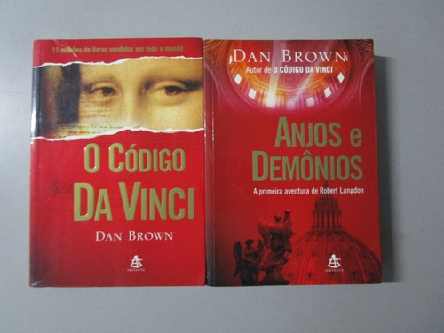 2 Livros - Literatura Estrangeira -dan Brown
