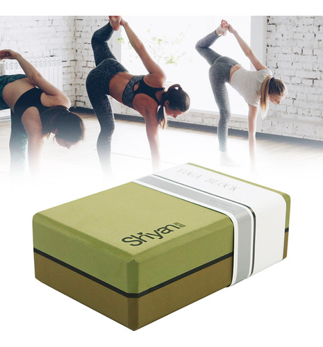 Bloque De De Pilates Pilates Accesorios De Verde Y Marrón