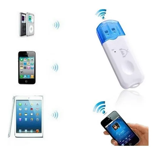 Adaptador Usb Bluetooth Receptor Áudio Carro Som Universal