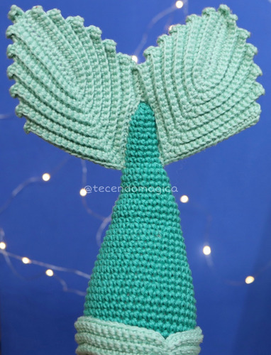 Imagem 5 de 5 de Amigurumi Sereia Ariel Pequena Sereia The Little Mermaid