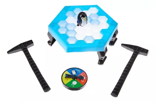 Jogo do Pinguim Numa Fria Quebra Gelo Com Picaretas Martelinho Bloquinhos  Jogos de Mesa Tabuleiro Brinquedo Infantil para criança