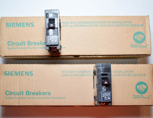 Breaker Hqp 1x20 Y 1x30. Marca: Siemens
