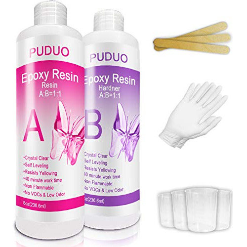 Epoxy Resin Crystal Clear Kit For Art, Jewelry, Crafts, Coat