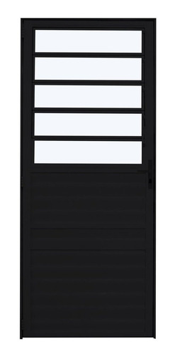 Porta De Alumínio Basculante 210x86cm Fortline Atlântica