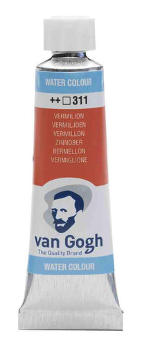 Aquarela Van Gogh Tubo 311 Vermilion 10ml - Cores Intensas