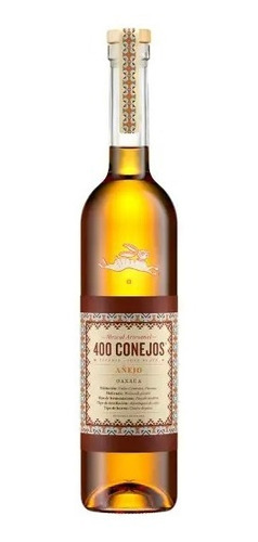 Mezcal 400 Conejos Añejo 750 Ml