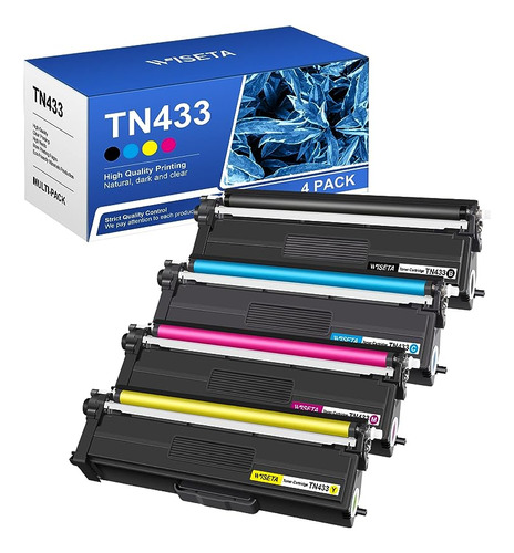 Toner Tn433 Tn 433 Reemplazo Toner Compatible Para 4 Unidade