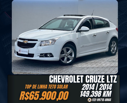 Chevrolet Cruze Ltz Automático 2014 Com Teto Solar