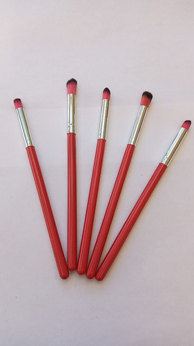 Imagen 3 de 6 de Set Brochas Maquillaje Suave Fibra Para Ojos Y Rostro