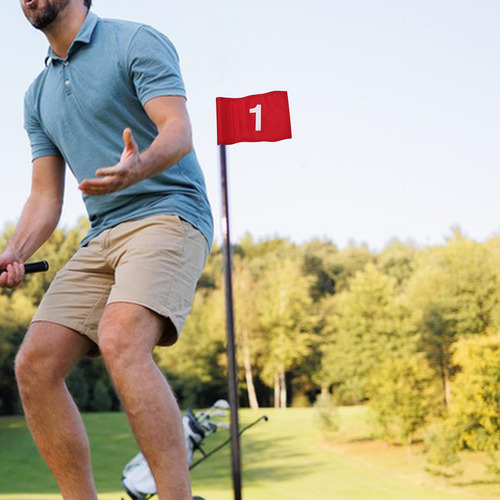 2 Banderas De Golf Con Bandera De Pin Insertada En Tubo, 1