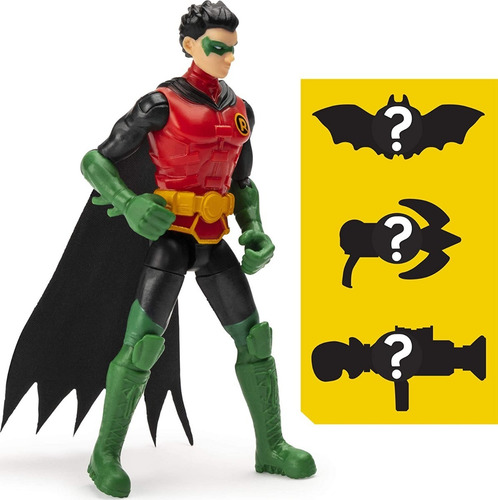 Figura De Accion Spin Master Dc Batman: Robin 4 Pulgadas