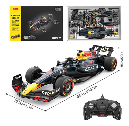 1/16 Rc Car Red Bull Rb19 #1 #11checp Perez, Modelo F1 Ensam