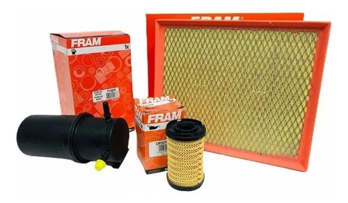 Kit 3 Filtros Fram  Vw Amarok 2.0 Tdi Sin Sensor