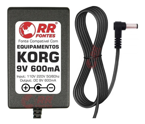 Fonte Carregador 9v Pedal Pedaleira Korg Electribe A M R S