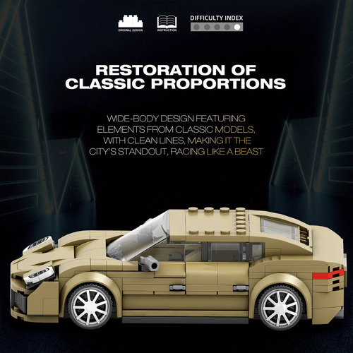 A Blocos De Construção De Cupê De Luxo, Modelo De Carro De