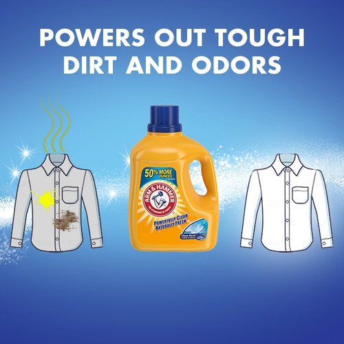 Imagen 6 de 7 de Detergente Líquido Arm & Hammer Clean Burst, 170 Cargas