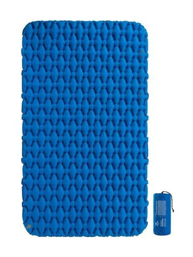 Colchon Inflable Doble Ultraliviano Naturehike Color Azul