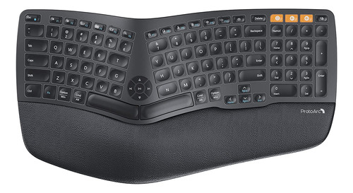 Teclado Ergonómico Inalámbrico De Protoarc,   Teclado Divid