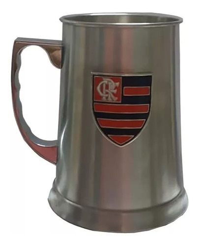 Caneca Inox Chopp 420ml - Flamengo