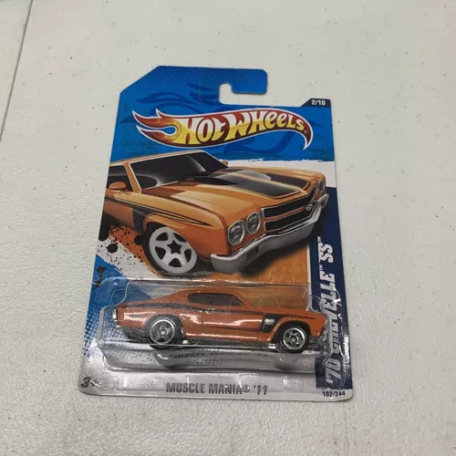 Hot Wheels Muscle Mania 2/10 '70 Chevelle Ss Orange 2011