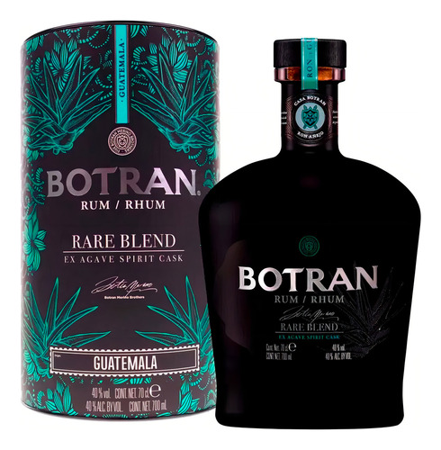 Paquete De 3 Ron Botran Ex-agave Spirit Cask 700 Ml