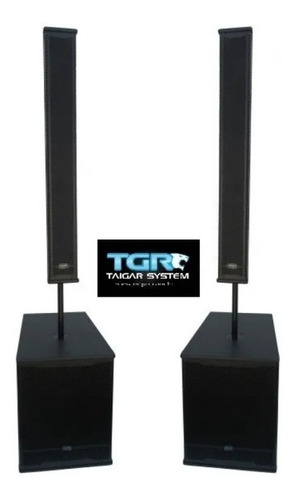 Sistema Taigar System Slim V851 Sub S18 Bi-ampli Tgr - Novo 