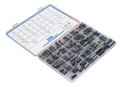 Condensador Electrolítico De Aluminio, 300 Piezas, Capacitor