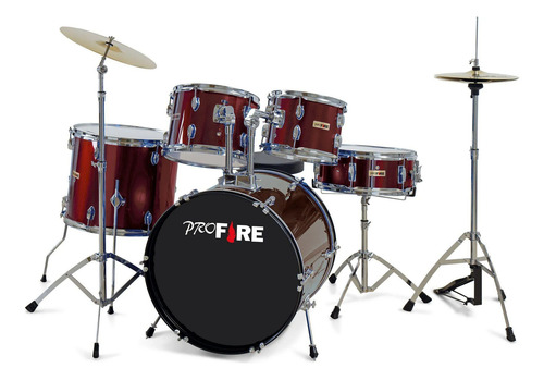 Bateria Profire By Spanking Com Bumbo De 22 - Vinho