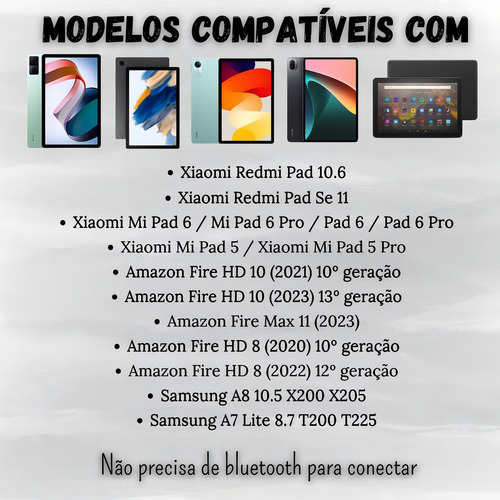 Lápiz capacitivo táctil Amazon Fire Max 11, color blanco, USB-C