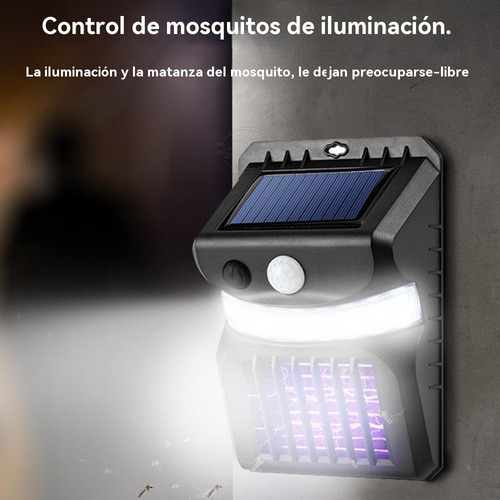 Lámpara Solar Antimosquito Con Sensor,mat Mosquitos Y Insect