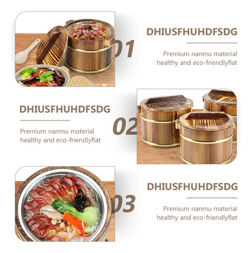 Recipiente De Arroz Hangiri Sushi Bowl, Barril De Arroz