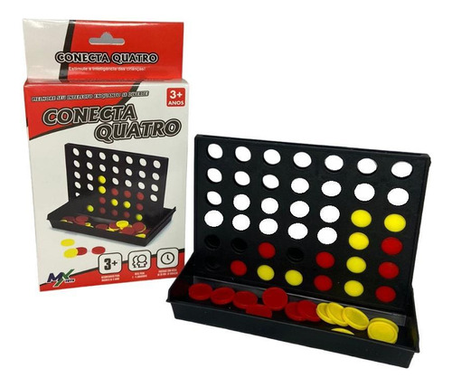 Brinquedo Conecta Quatro Jogo 4 Em Linha Para 2 Jogadores