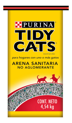 Arena Sanitaria Gato Purina Tidy Cats® No Aglomerante 4.54kg